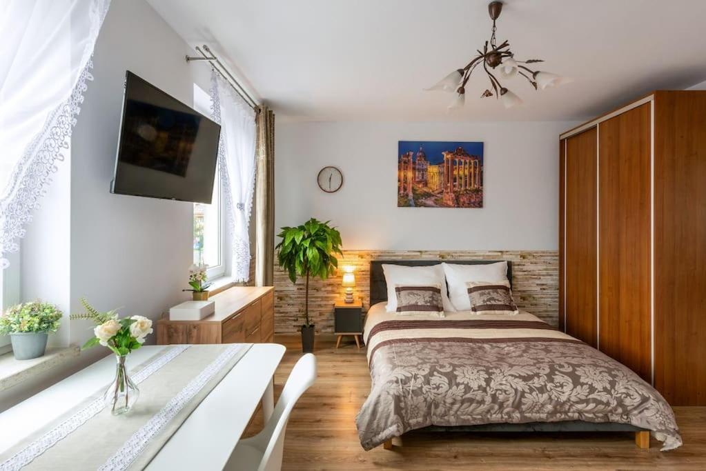 Ap. Olimpia 1 Pok. 2 Osoby, Downtown, Free Parking Apartamento *